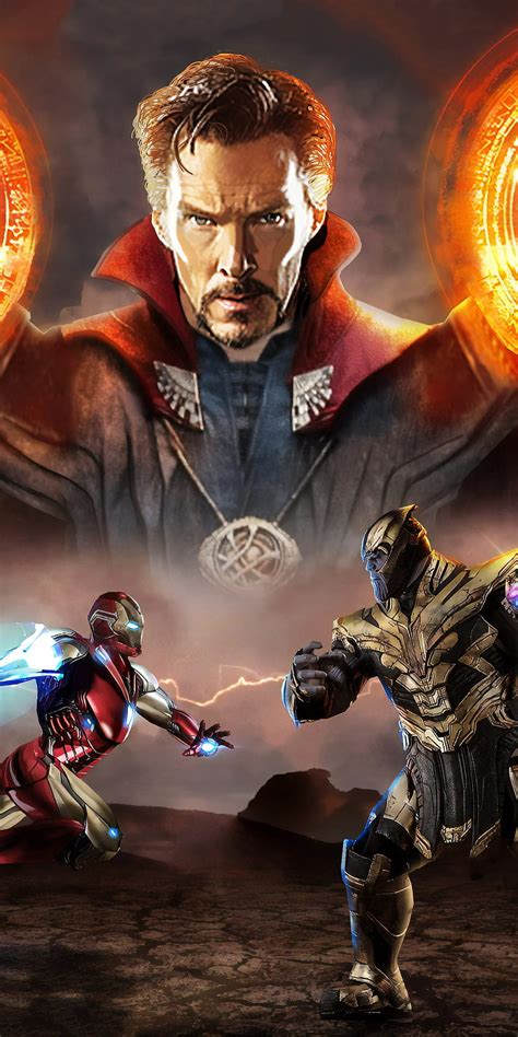 1080x2160 Iron Man Vs Thanos Avengers Endgame One Plus 5t Thanos Vs