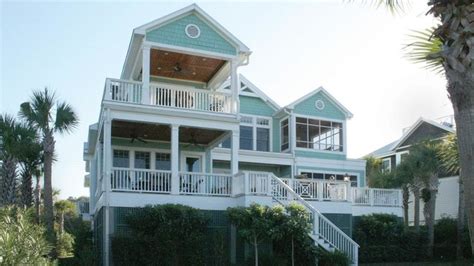 Beach Cottage Rear Tropical Exterior Charleston By