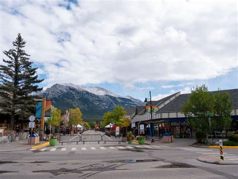 Canmore Downtown Alberta Canada September 2021 The Streets Of