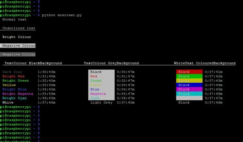 Is there any way where i can change font color to black. Add Colour to Text in Python | ozzmaker.com