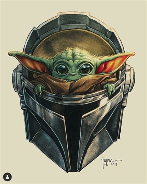 The Best Baby Yoda Fan Art In The Galaxy Star Wars Cartoon Star Wars