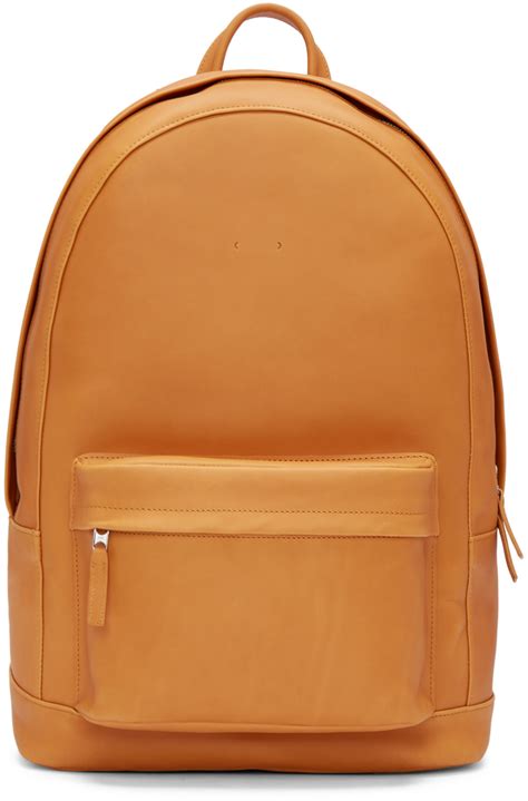 Pb 0110 Camel Leather Ca 6 Backpack In Natural For Men Lyst