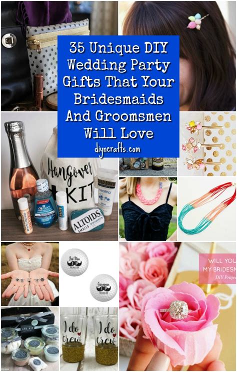 This content is created and maintained by a third party, and imported onto this page to help. 35 Unique DIY Wedding Party Gifts That Your Bridesmaids ...