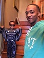 Anthony Mackie With His Son Dressed Up As The Falcon : r/Marvel