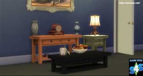 Simista Canterbury Table Collection • Sims 4 Downloads