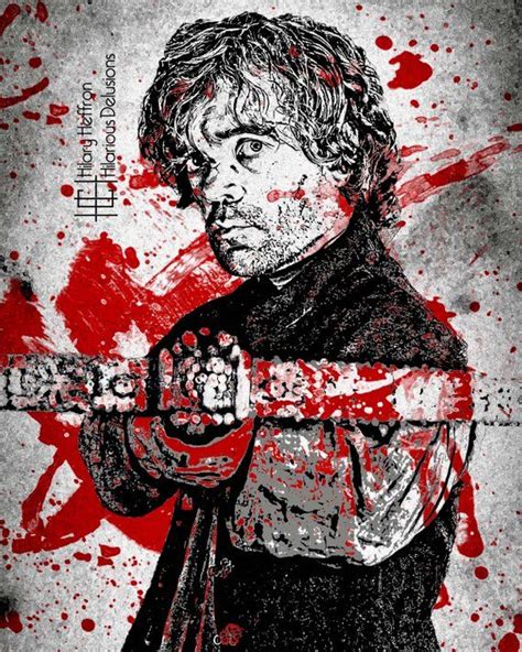 Tyrion Lannister Crossbow Armed And Dangerous Digital Painting Print