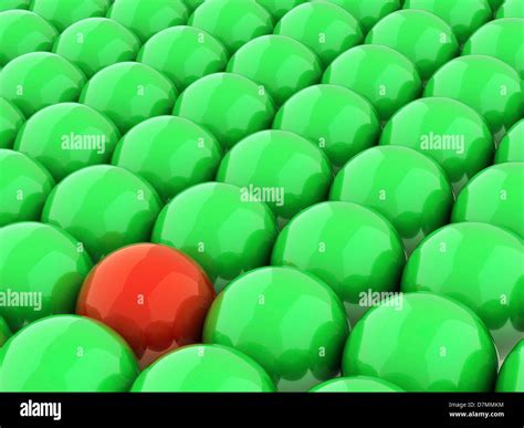 Odd One Out Conceptual Artwork Stock Photo Alamy