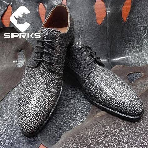 Buy Sipriks Luxury Mens Stingray Skin Shoes Thailand