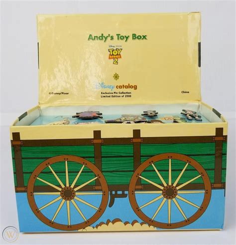 Disney Pixar Toy Story 2 Andys Toy Box 7 Pin Boxed Set Limited Edition