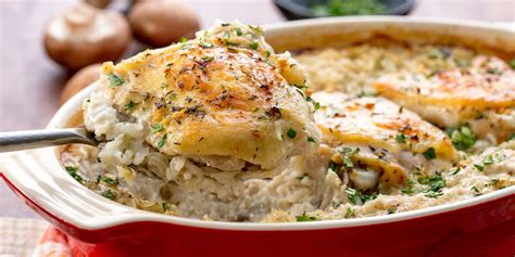Heat the oven to 350°f. Easy Chicken and Rice Casserole Recipe - How to Make Baked ...