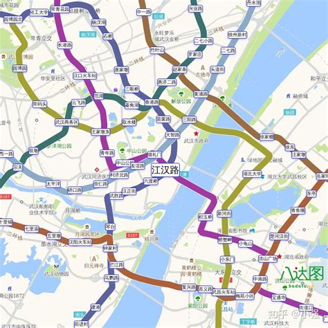 真实的地铁线路地图（2019年春季版） 知乎