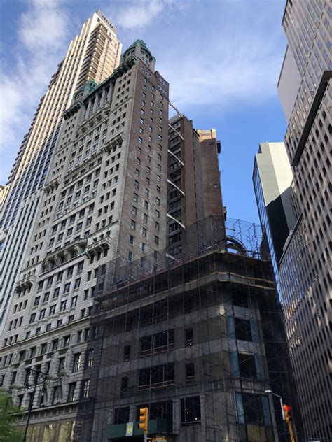 Demolition Underway At 1 Park Row In Financial District New York Yimby
