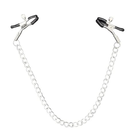 Oomph Fantasy Nipple Clamps Breast Clamps With Metal Chain Bdsm Adult