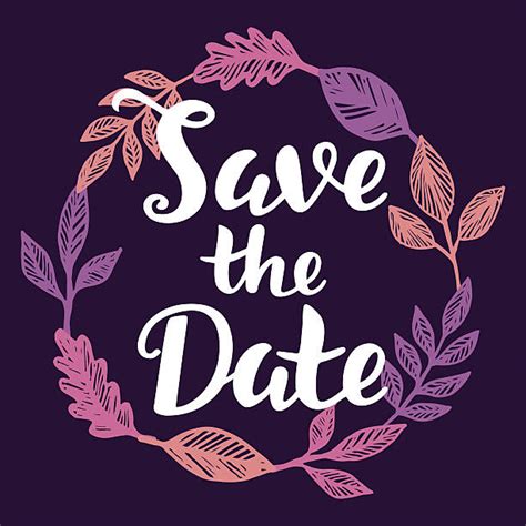 Save The Date Words Illustrations Royalty Free Vector Graphics And Clip