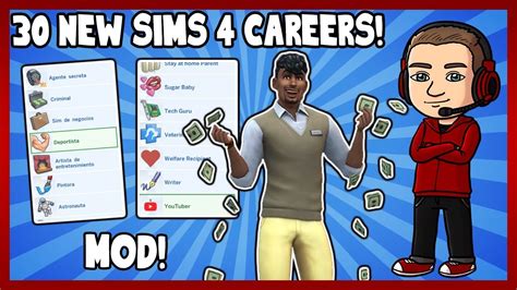 Sims 4 30 New Careers Mod Youtube