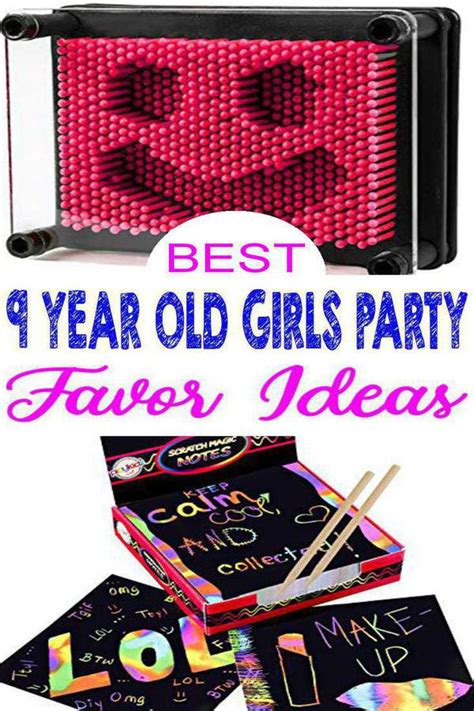 Best 9 Year Old Girls Party Favor Ideas