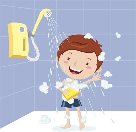 Royalty Free Taking A Bath Clip Art Vector Images And Illustrations Istock