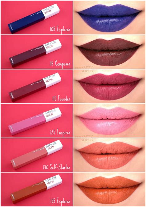 I wanted to include lip swatches have you tried the maybelline superstay matte ink liquid lipsticks? #collection #maybelline #superstay #swatches #edition # ...