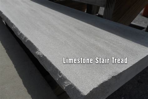 Limestone Stair Tread Close Up Picture Wicki Wholesale Stone Inc