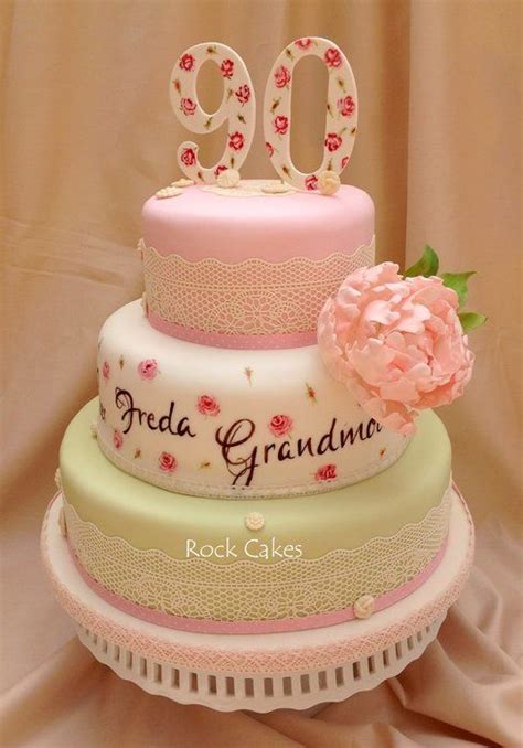 Make every birthday extra special with touches from the cute to the sentimental. 90th Birthday Cakes and Cake Ideas
