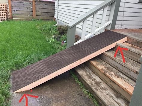 Building a ramp over concrete steps. I need to build a ramp for my dog over stairs. How do I ...