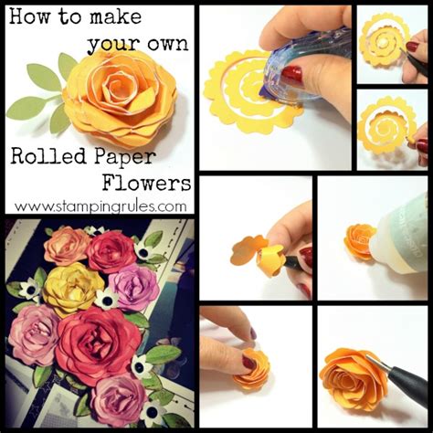 Stamping Rules Day 127 Rolled Flower Tutorial