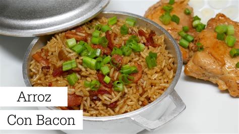 Arroz Con Bacon Y Cebolla Arroz Griego Youtube