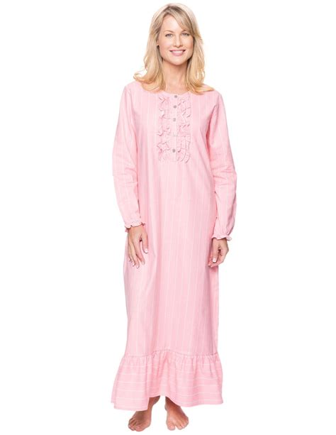 Womens Premium Flannel Long Gown Nightgowns For Women Night Gown Gowns