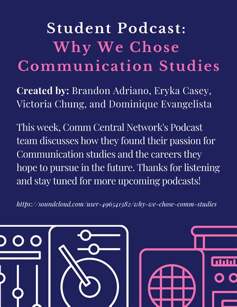 Why We Chose Communication Studies Communication Studies Study