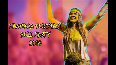 Kannada Dubsmash Holi Party 2018 Th Events Wow Studios Troll Haiklu