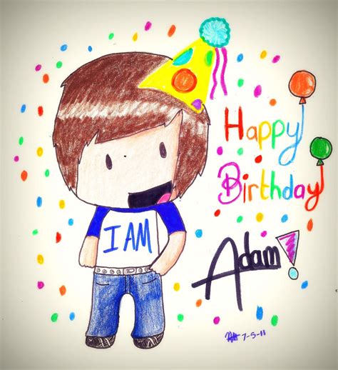 Happy Birthday Adam By Kiwi24 On Deviantart