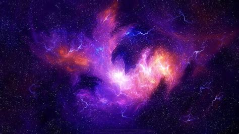Hd Wallpaper Beautiful Space Stars Universe Purple Style Purple Nebula Wallpaper Flare