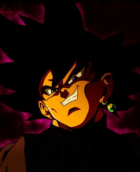 Goku Black Evil Smile Arte De Personajes Arte Personajes