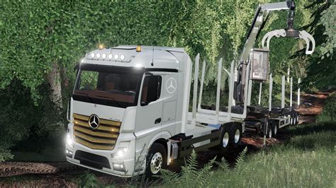 Mercedes Benz Actros Forstaufbau V10 Fs19 Landwirtschafts Simulator