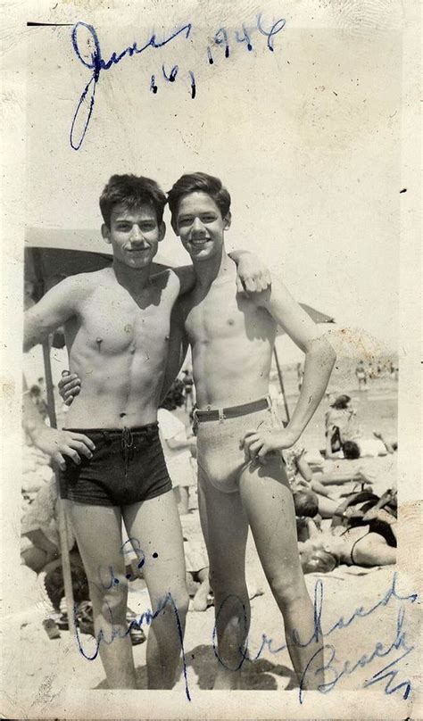 Army Buddies Orchard Beach The Bronx New York City June 1946 Vintage Men Vintage Couples