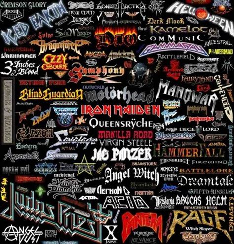 A List Of Metal Bands Heavy Metal Music Heavy Metal Bands Metal