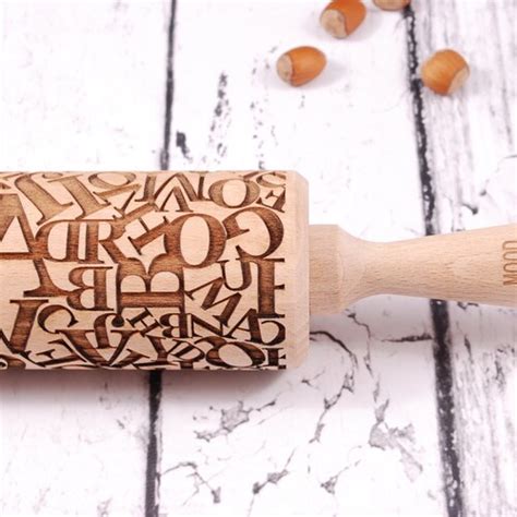 Spirals Embossing Rolling Pin Laser Engraved Rolling Pin Etsy Canada