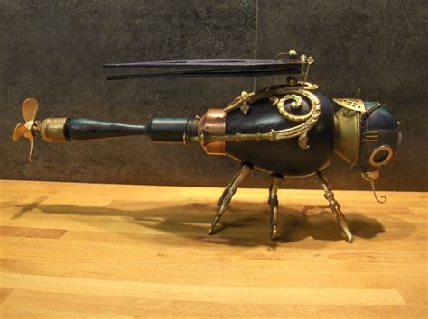 Steampunk Flying Machine Dragonfly Inspired Dragonfly Flying