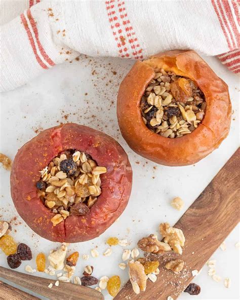 Stuffed Baked Apple Plant Based On A Budget