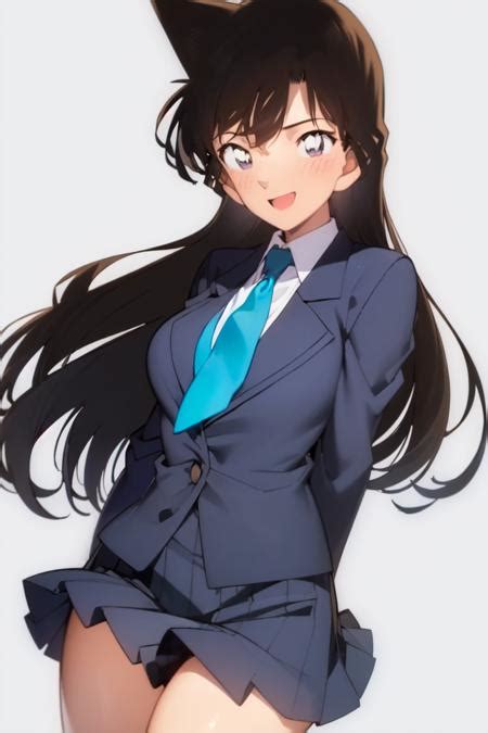 Ai Art Lora Model Mouri Ran Lora Detective Conan Pixai Anime Ai My