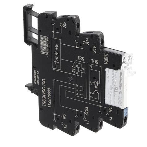 Weidmuller 24v Spdt Interface Relay Module Din Rail Mount Trs Rs