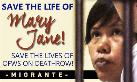 mary jane lives migrant worker action helps save the life of filipina mary jane veloso — english