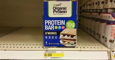 Target Orgain Organic Protein 4 Count Bars Only 64¢ After T Card