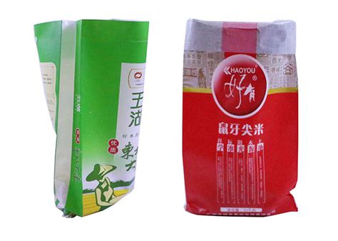 Waterproof 25kg Pp Woven Rice Bag Pp Plastic Bag 40gsm 170gsm Weight