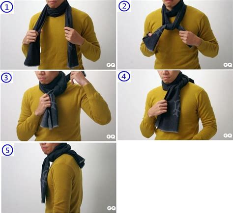 How To Tie A Scarf Mens Scarf Fashion Ways To Wear A Scarf Men