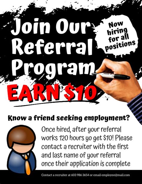 Resident Referral Flyer Template Free