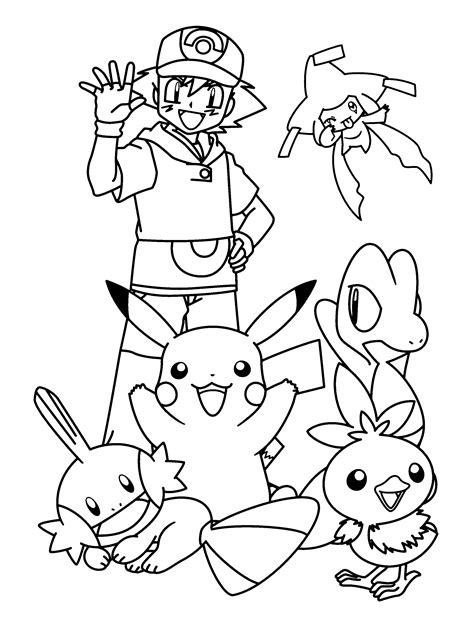 Pokemon Coloring Page Printable