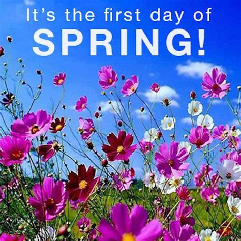 First Day Of Spring Quotes And Sayings