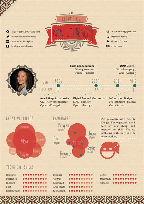 15 Infographic Cv Template Examples To Get Inspiration From