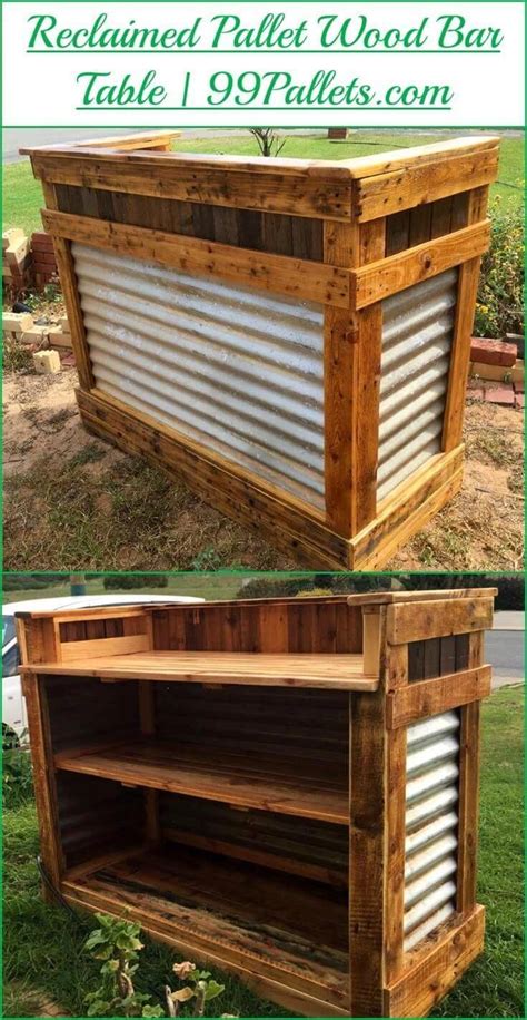 Shown here in brown wood stain with tan and white paint. 32 Best DIY Outdoor Bar Ideas and Designs for 2017